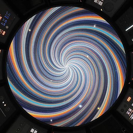 Mesmerizing Optical Illusion Vortexes