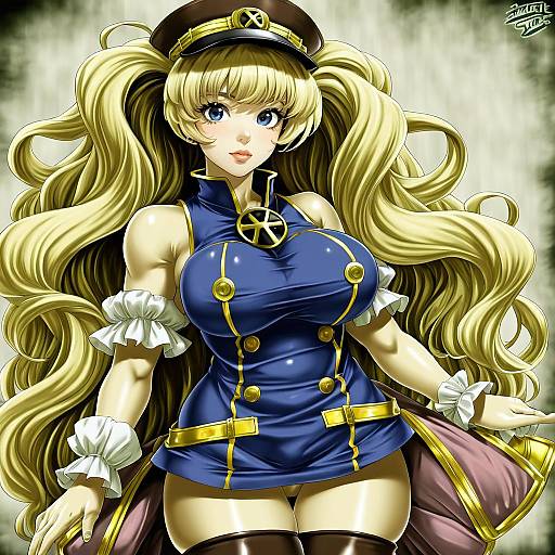 Illustration of Monika weisswind, granblue fantasy in the style of Studiozombie