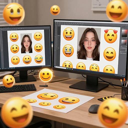 Creative Emoji Maker Workspace