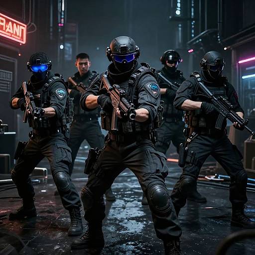 Cyberpunk Chaos Insurgency Operatives