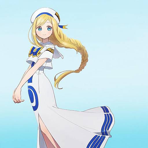 Illustration of Alicia florence, aria (manga) in the style of Ukata