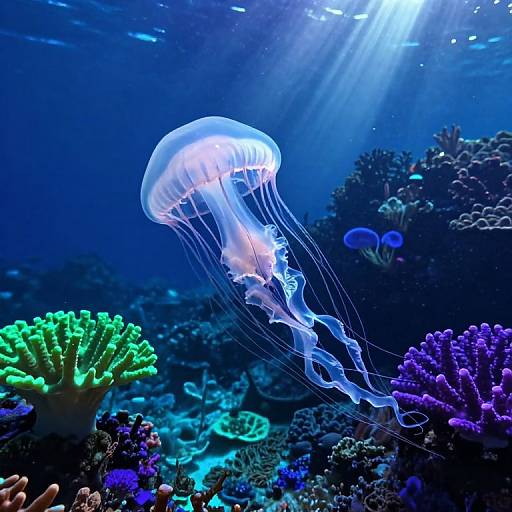 Enchanted Bioluminescent Underwater Dream