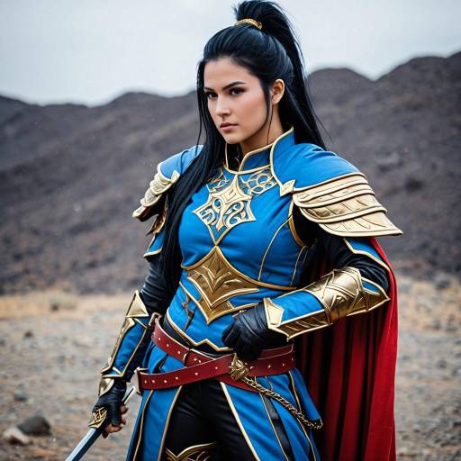 Epic Ashura Skyblazer Cosplay Costume