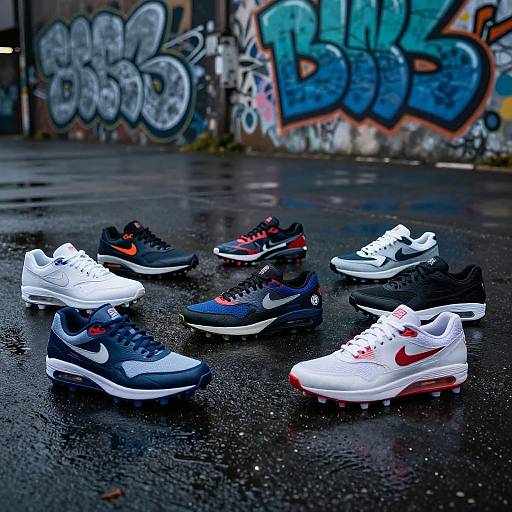 Artistic Airmax Cleats Urban Scene