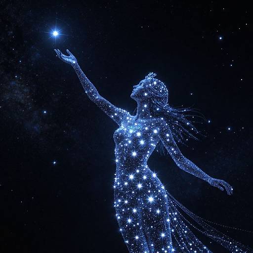 Goddess Constellation in Deep Space
