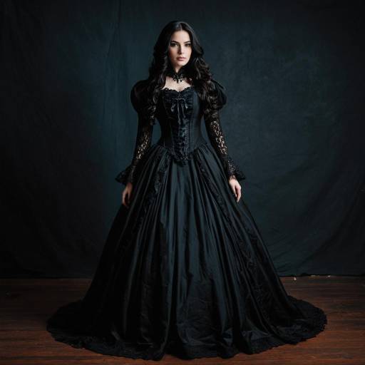 Elegant Grumalda Costume with Gothic Flair