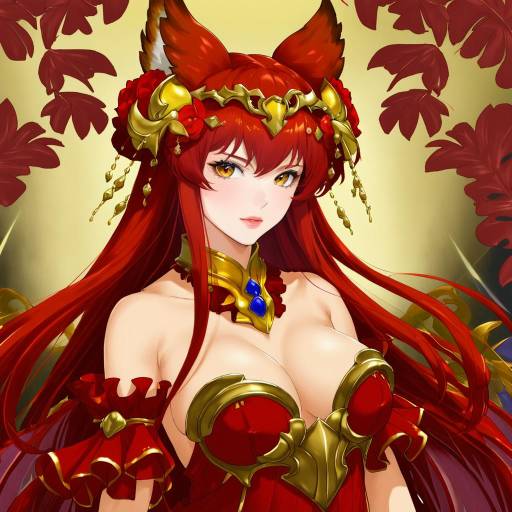 Illustration of Anthuria, granblue fantasy in the style of Akagi (fmttps)