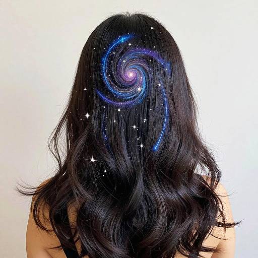 Cosmic Galaxy Inspired Hairstyles