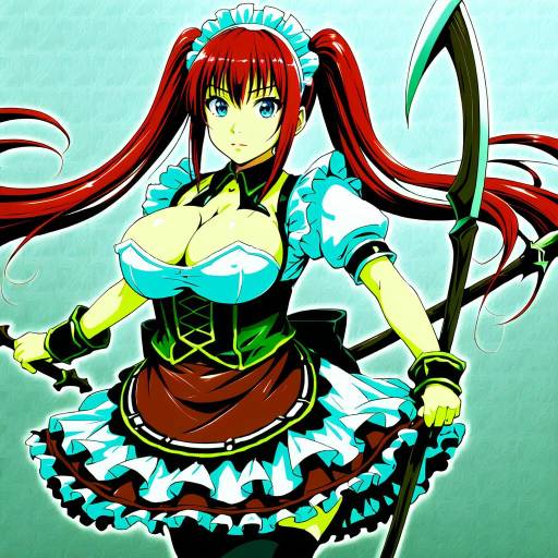 Illustration of Airi (queen's blade), queen's blade in the style of Ichizen (o tori)