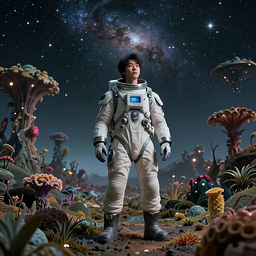 Jaekyung as Space Explorer