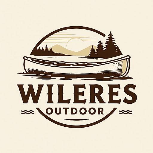Vintage Canoe Outdoor Logo Design