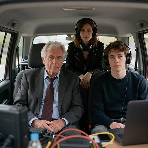 Serious Conversation in a Cluttered Van