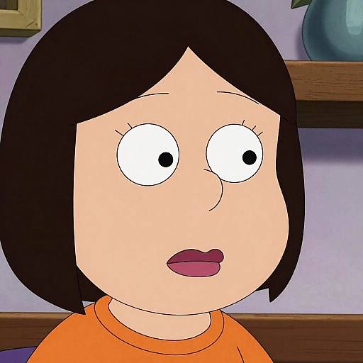 Lois Griffin Nose Close-Up Cartoon
