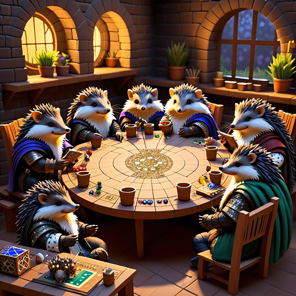 Hedgehogs' Cozy D&D Gaming Night