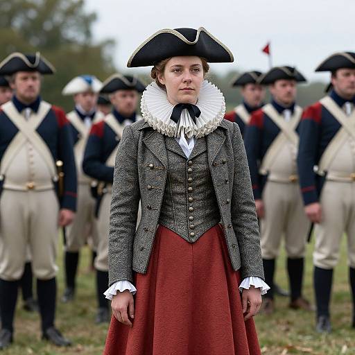 Revolutionary War Woman Leader Portrait