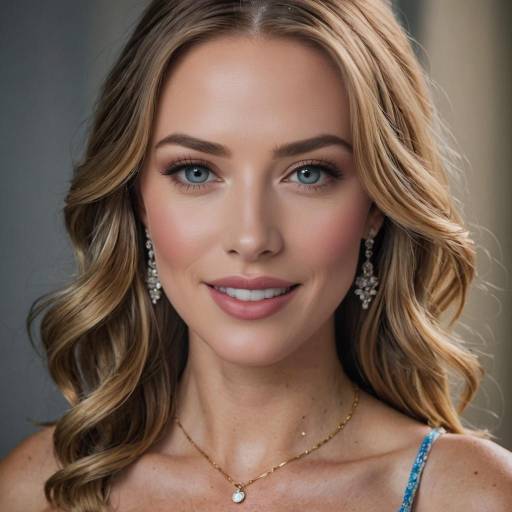 Portrait of a Girl with Blue Eyes