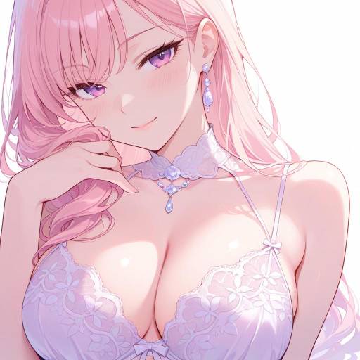 Elegant Woman in Lace Lingerie Elegant Woman in Lace Lingerie
