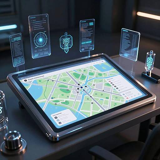 Cyberpunk AI Map Generator Workspace