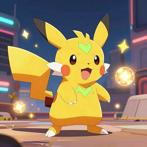 Electric-Type Fox Pokemon Character