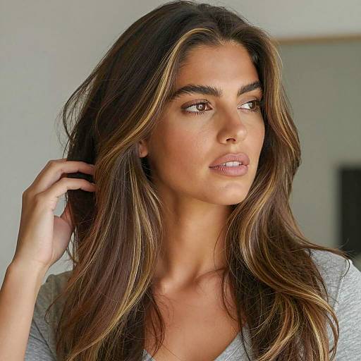 Portrait of a Woman with Highlights