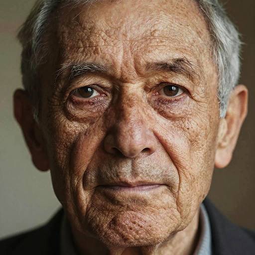 Hyperrealistic Elderly Man Portrait