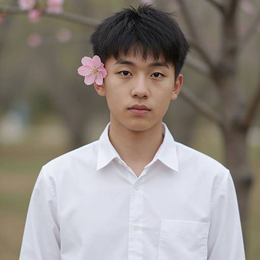 Casual Party Wear Man with Flower