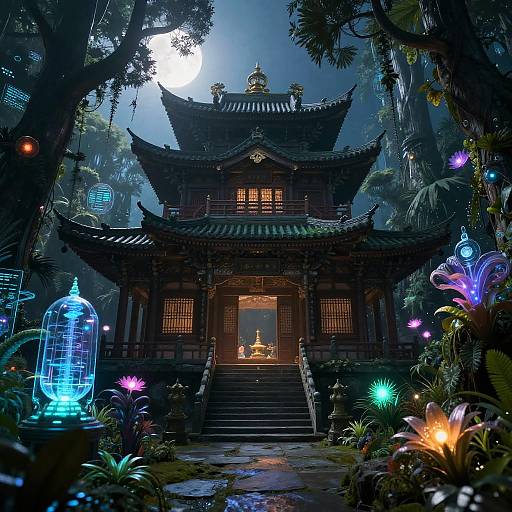 Zenless Enigmatic Cyber Jungle Temple