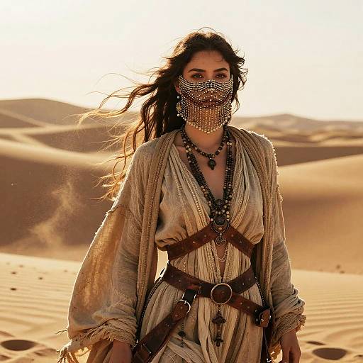 Nomadic Dune Queen Portrait