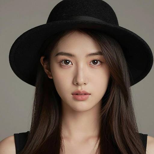 Elegant Portrait of a Confident Young Woman