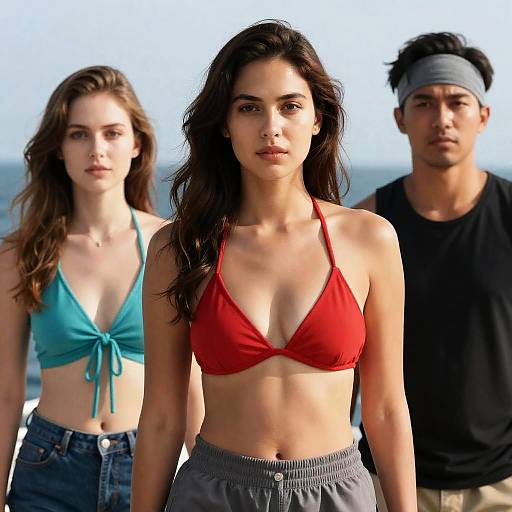 Serious Trio on a Boat Adventure