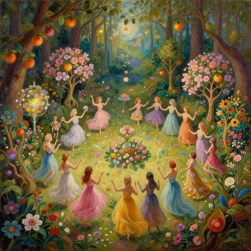 Surreal Magical Garden Party