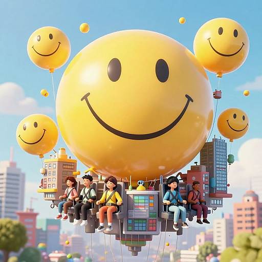 Floating City Powered by Laughter