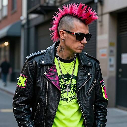 90s Punk Fashion Neon Vibes