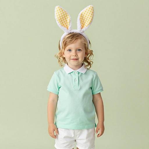 Charming Toddler Portrait in Spring Theme