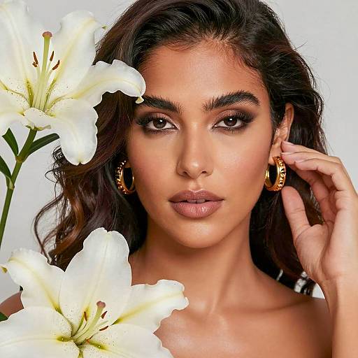 Elegant Portrait of a Beautiful Woman