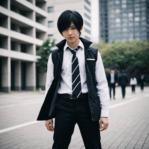 Danganronpa-Inspired Outdoor Costume Design