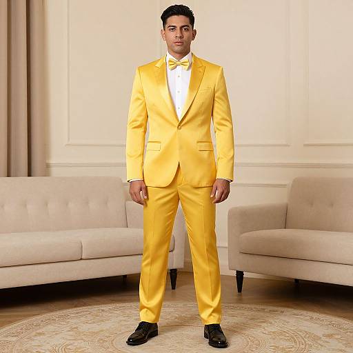 Man in Shiny Gold Suit