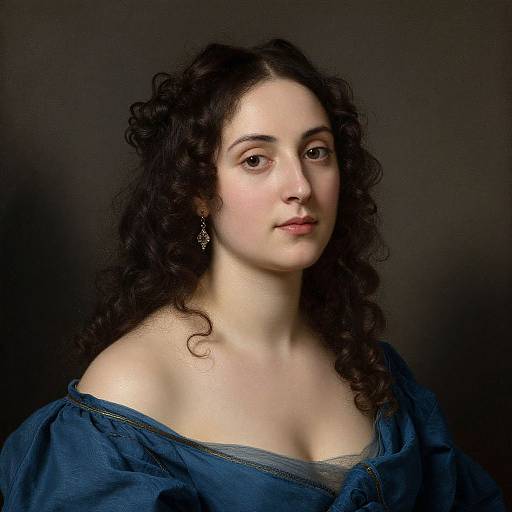 Guido Cagnacci Woman with Dark Curls