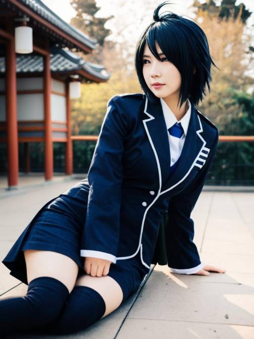 Realistic Mukuro Ikusaba Cosplay Photo