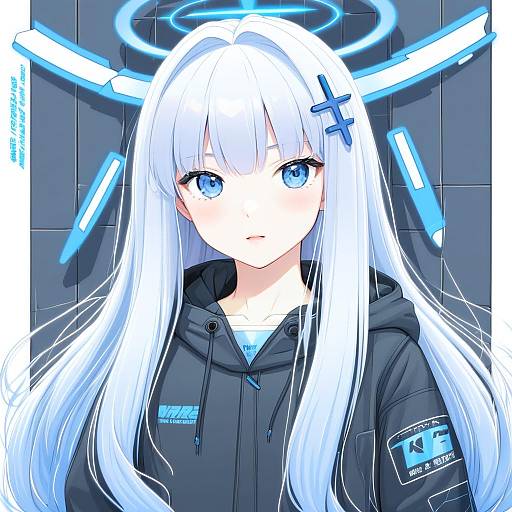 Illustration of Hare (blue archive), blue archive in the style of Kitsunerider