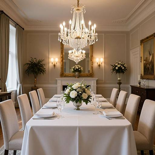 Elegant Dining Room at BMA House