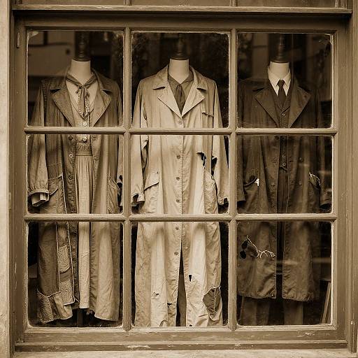 Vintage 1920s Shop Window Display
