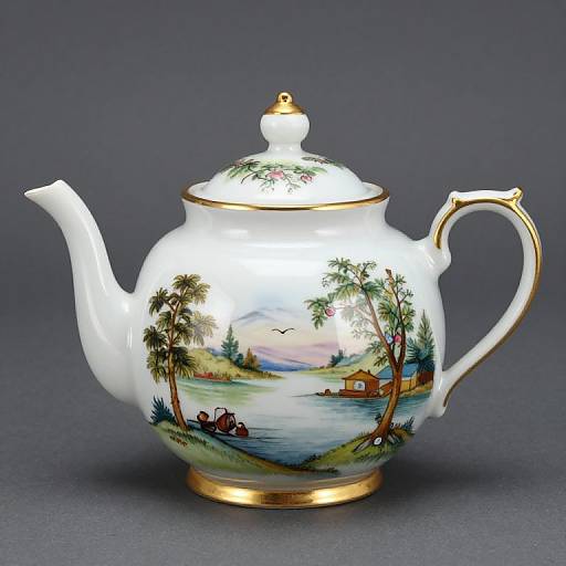 Rare Antique French Limoges Teapot