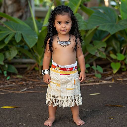 Infant Moana Costume Tribal Look