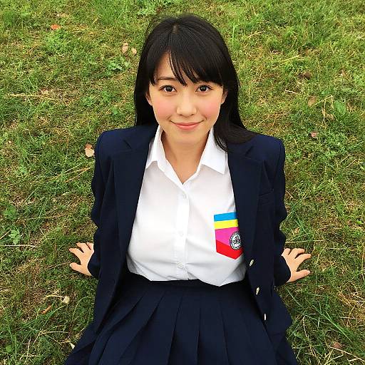 Ultra-Detailed Anime Schoolgirl Portrait