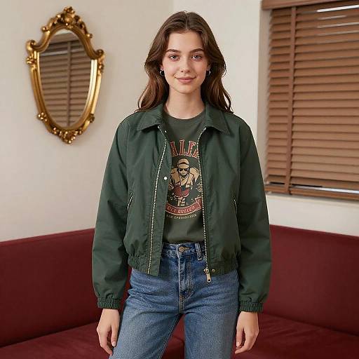 Casual Portrait of Young Woman Indoors