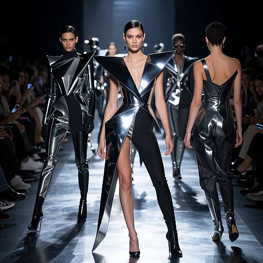 Futuristic Avant-Garde Hollywood Runway