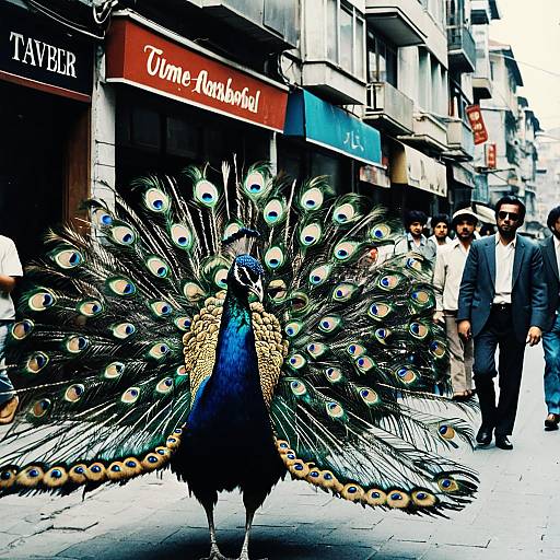 1980s Istanbul Peacock Time Traveler