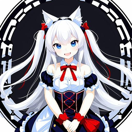 Illustration of Hammann (azur lane), azur lane in the style of Gin00