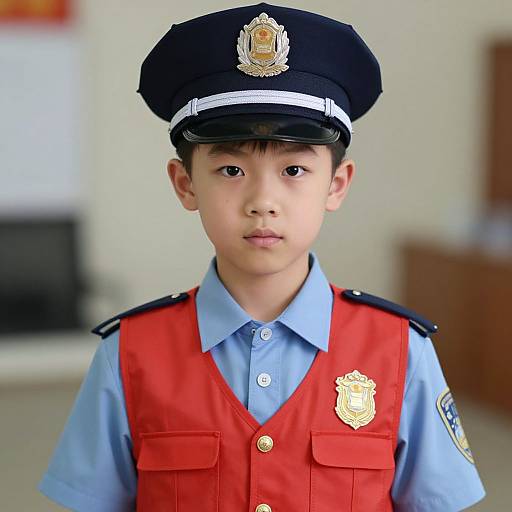 Realistic Postman Pat Costume Boy